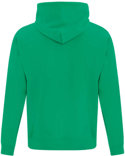 Am image of a Custom ATC Everyday Fleece Hooded Sweatshirt in Kelly!