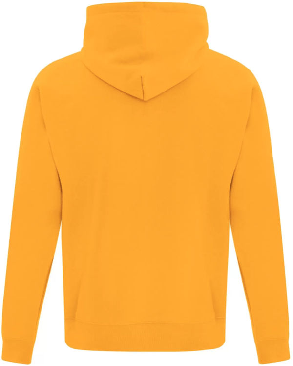 Am image of a Custom ATC Everyday Fleece Hooded Sweatshirt in Gold!