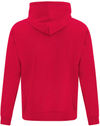 Am image of a Custom ATC Everyday Fleece Hooded Sweatshirt in Red!