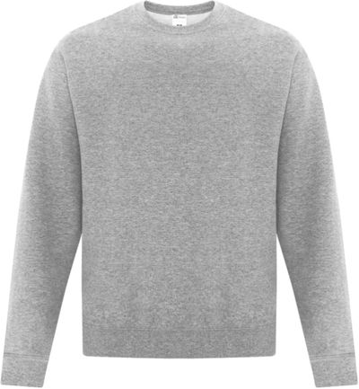 Am image of a Custom ATC Everyday Fleece Crewneck Sweatshirt in Athletic Heather!