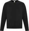 Am image of a Custom ATC Everyday Fleece Crewneck Sweatshirt in Black!