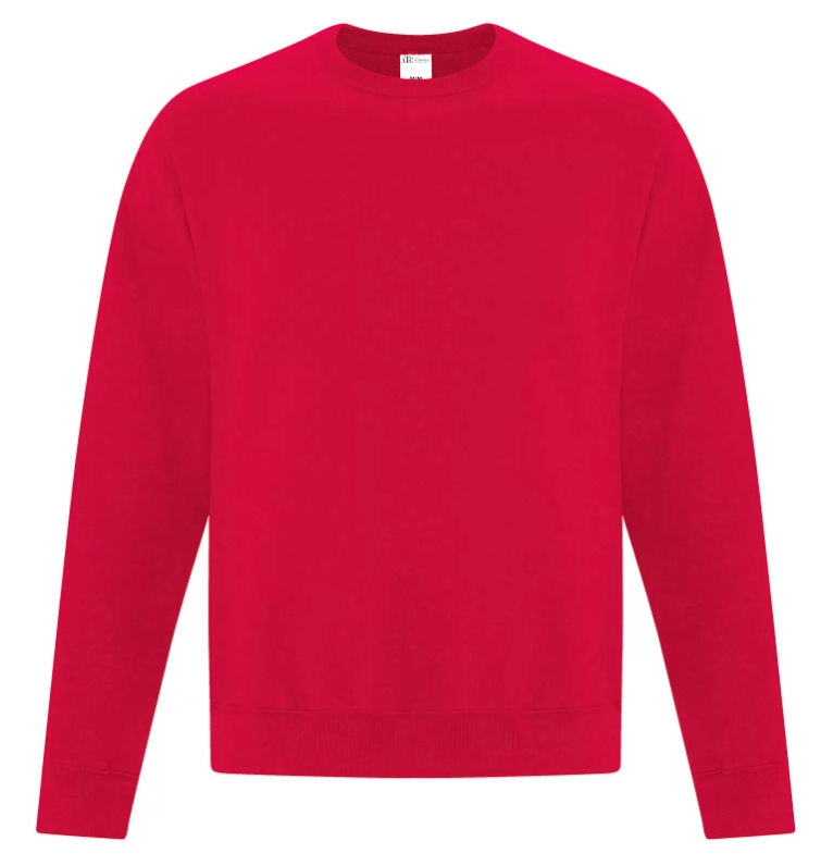 ATC Everyday Fleece Crewneck Sweatshirt in Red