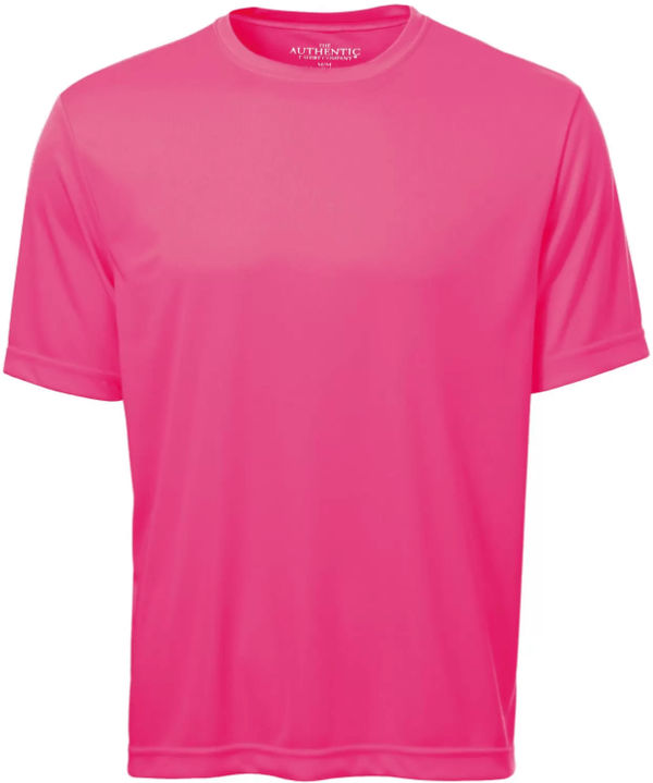 Am image of a Custom ATC Pro Team Short Sleeve Tee in Extreme Pink!