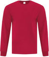 Am image of a Custom ATC EVERYDAY COTTON LONG SLEEVE TEE in Red!