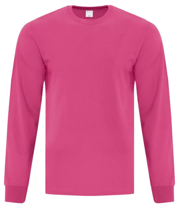 ATC EVERYDAY COTTON LONG SLEEVE TEE in Sangria