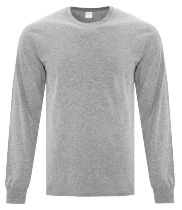 ATC EVERYDAY COTTON LONG SLEEVE TEE in Athletic Heather