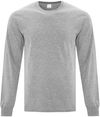 Am image of a Custom ATC EVERYDAY COTTON LONG SLEEVE TEE in Athletic Heather!