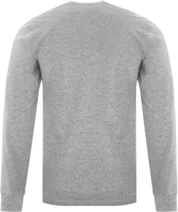 Am image of a Custom ATC EVERYDAY COTTON LONG SLEEVE TEE in Athletic Heather!