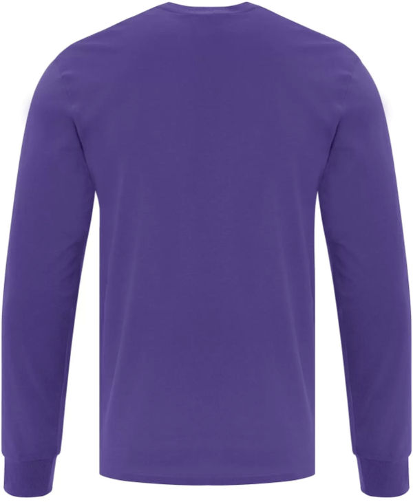 Am image of a Custom ATC EVERYDAY COTTON LONG SLEEVE TEE in Purple!