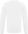 Am image of a Custom ATC EVERYDAY COTTON LONG SLEEVE TEE in White!