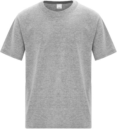 Am image of a Custom ATC Everyday Cotton Youth Tee in Athletic Heather*!