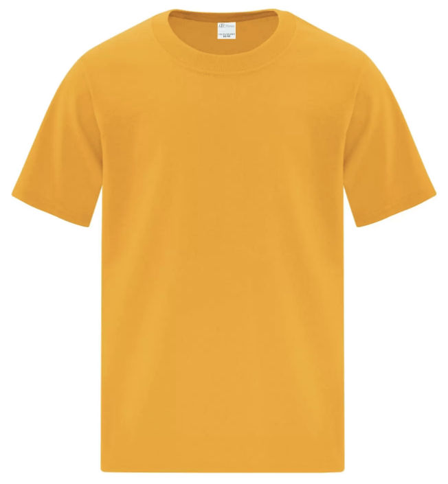 ATC Everyday Cotton Youth Tee in Gold