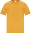 Am image of a Custom ATC Everyday Cotton Youth Tee in Gold!