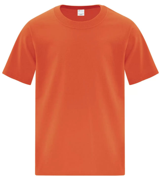 ATC Everyday Cotton Youth Tee in Orange