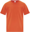 Am image of a Custom ATC Everyday Cotton Youth Tee in Orange!