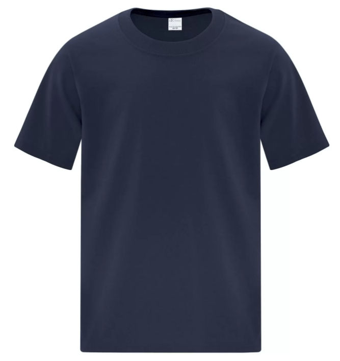ATC Everyday Cotton Youth Tee in Navy