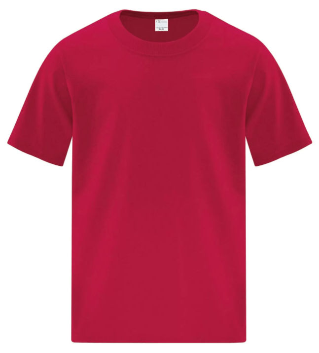 ATC Everyday Cotton Youth Tee in Red