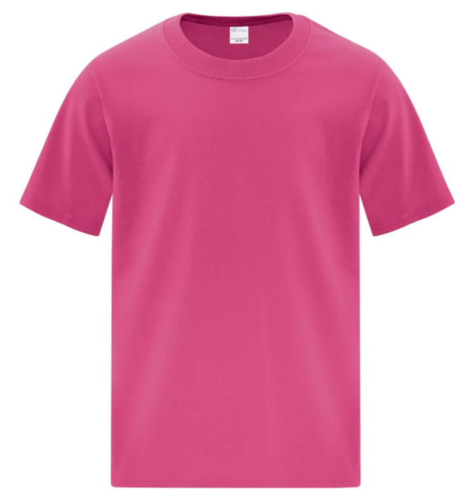 ATC Everyday Cotton Youth Tee in Sangria
