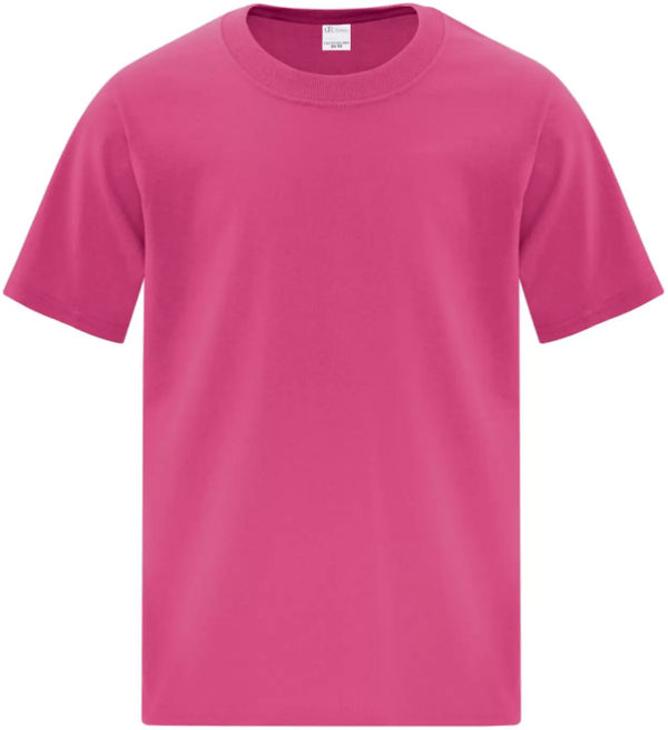 Am image of a Custom ATC Everyday Cotton Youth Tee in Sangria!