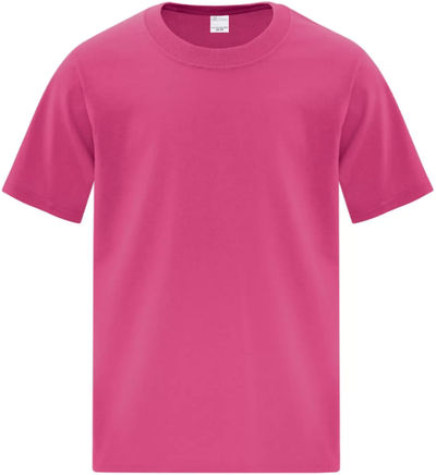 Am image of a Custom ATC Everyday Cotton Youth Tee in Sangria!
