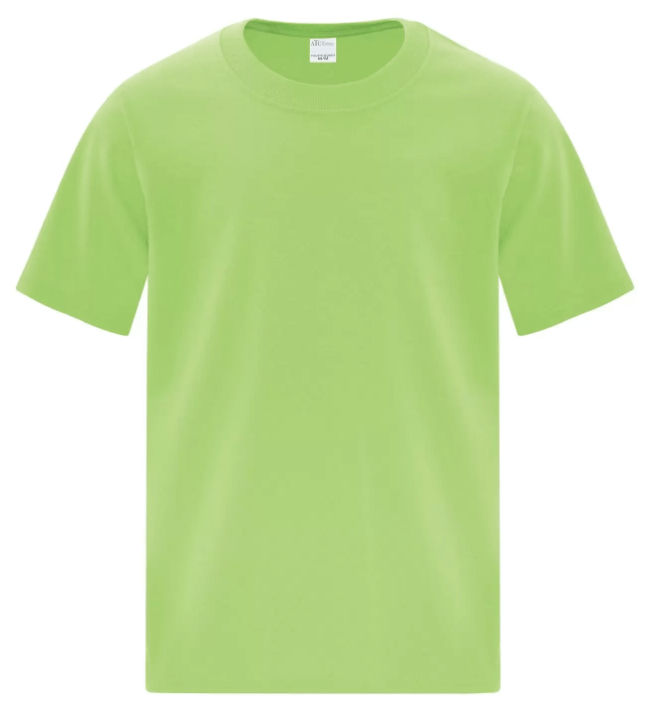ATC Everyday Cotton Youth Tee in Lime