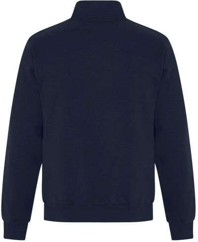 Am image of a Custom ATC Everyday Fleece Quarter Zip Sweatshirt in Dark Navy!