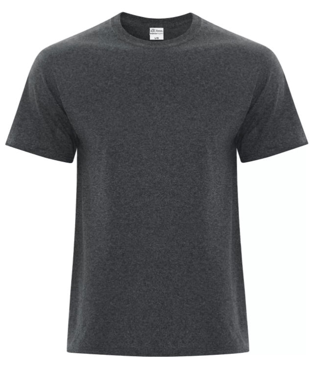 ATC Everyday Cotton Blend Tee in Dark Heather Grey
