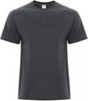 Am image of a Custom ATC Everyday Cotton Blend Tee in Dark Heather Grey!