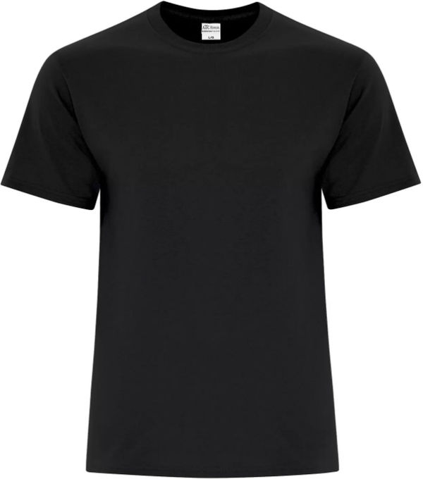 Am image of a Custom ATC Everyday Cotton Blend Tee in Black!