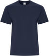 Am image of a Custom ATC Everyday Cotton Blend Tee in Navy!