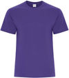 Am image of a Custom ATC Everyday Cotton Blend Tee in Purple!