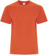 Am image of a Custom ATC Everyday Cotton Blend Tee in Orange!