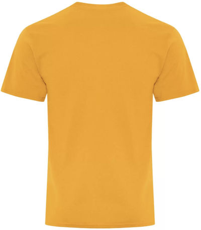 Am image of a Custom ATC Everyday Cotton Blend Tee in Gold!