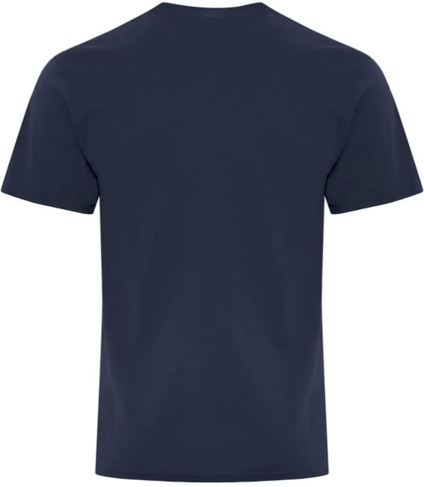 Am image of a Custom ATC Everyday Cotton Blend Tee in Navy!