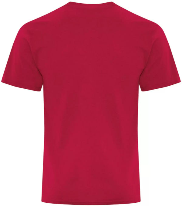 Am image of a Custom ATC Everyday Cotton Blend Tee in Red!