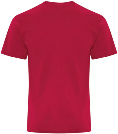 Am image of a Custom ATC Everyday Cotton Blend Tee in Red!