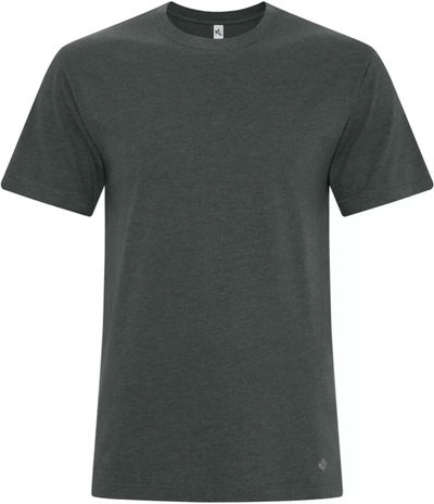 Am image of a Custom Koi Element Tee in Charcoal!