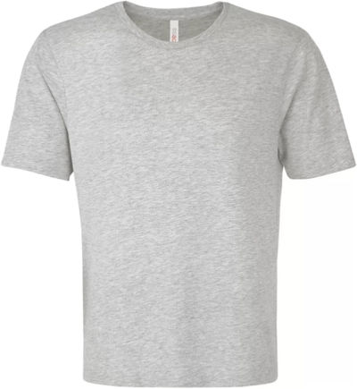 Am image of a Custom ATC Eurospun Ring spun Tee in Athletic Grey!