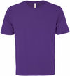Am image of a Custom ATC Eurospun Ring spun Tee in Purple!