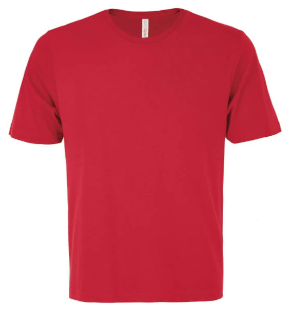 ATC Eurospun Ring spun Tee in True Red
