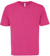 Am image of a Custom ATC Eurospun Ring spun Tee in Wild Raspberry!