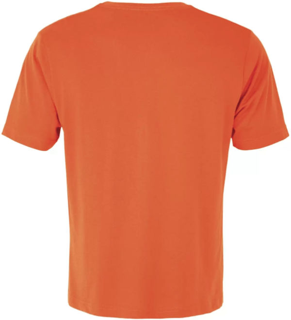 Am image of a Custom ATC Eurospun Ring spun Tee in Orange!