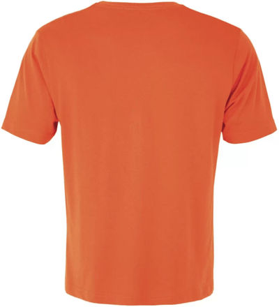 Am image of a Custom ATC Eurospun Ring spun Tee in Orange!