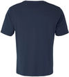 Am image of a Custom ATC Eurospun Ring spun Tee in True Navy!