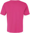 Am image of a Custom ATC Eurospun Ring spun Tee in Wild Raspberry!