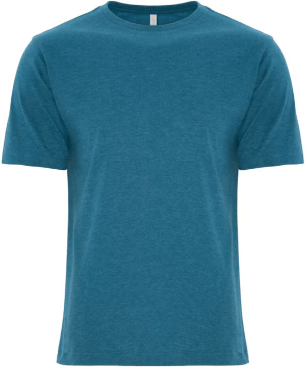 Am image of a Custom ATC Eurospun Ring spun Tee in Heather Teal!