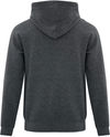 Am image of a Custom ATC Everyday Fleece Full Zip Hooded Sweatshirt in Dark Heather Grey!