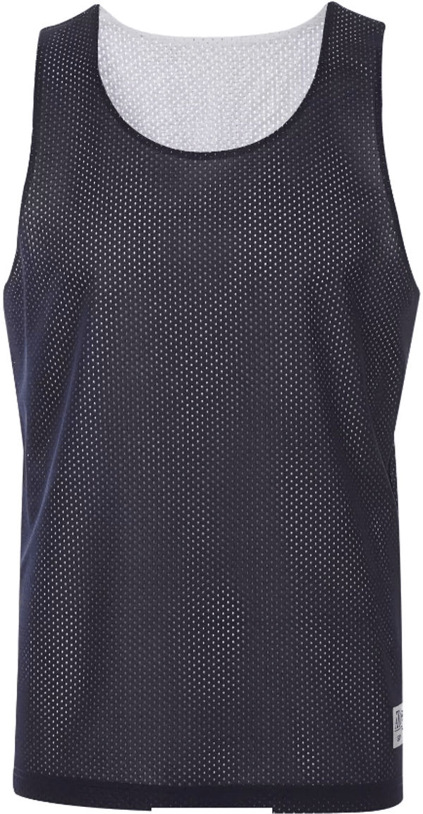 Am image of a Custom ATC Pro Mesh Reversible Tank in True Navy/White!
