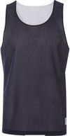 Am image of a Custom ATC Pro Mesh Reversible Tank in True Navy/White!