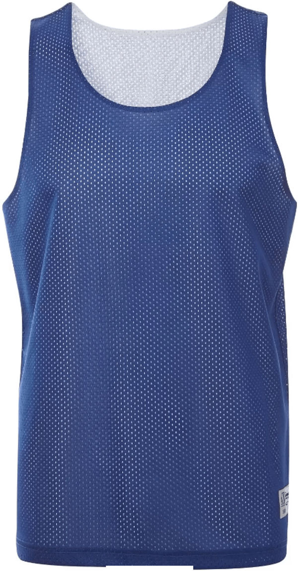 Am image of a Custom ATC Pro Mesh Reversible Tank in True Royal/White!